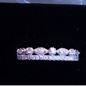 Silver Moissanite Ring #23